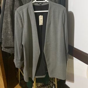 Oversized Gray Blazer from Express